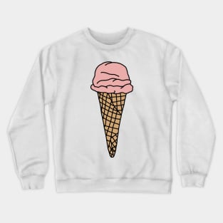 strawberry and coconut water sherbet (v), salt and straw Crewneck Sweatshirt